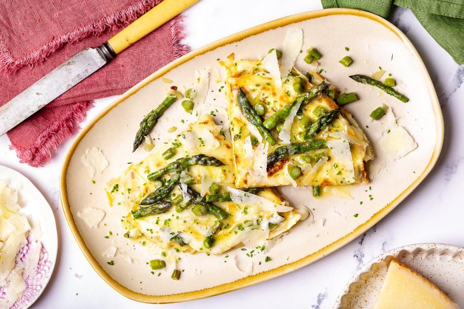 Crêpes agli asparagi con Riserva del Fondatore